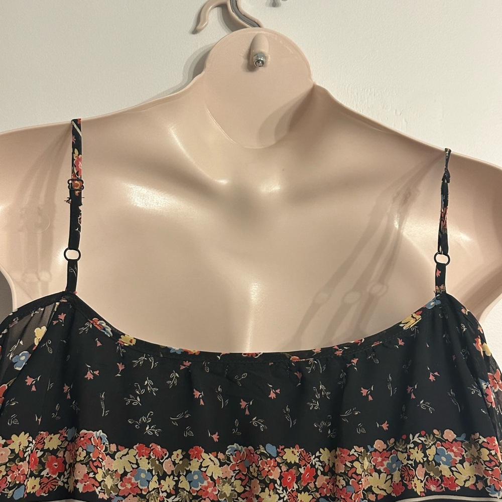 Maurices Black Floral Mini Dress - Picture 4 of 4